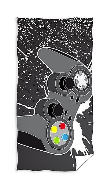 Carbotex Strandtuch Gamer Badetuch Handtuch Strandtuch 70 x 140 cm günstig online kaufen