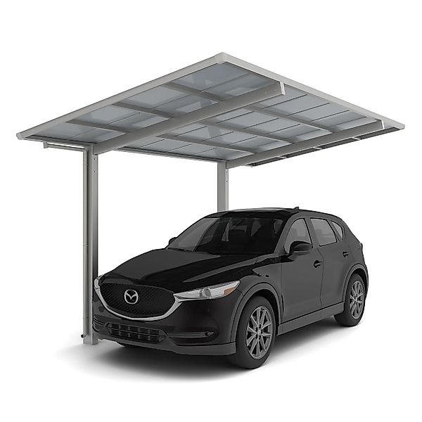 Ximax Alu Carport Linea Typ 60 Edelstahl-Look XL 302 x 556 cm Sonderfertigu günstig online kaufen