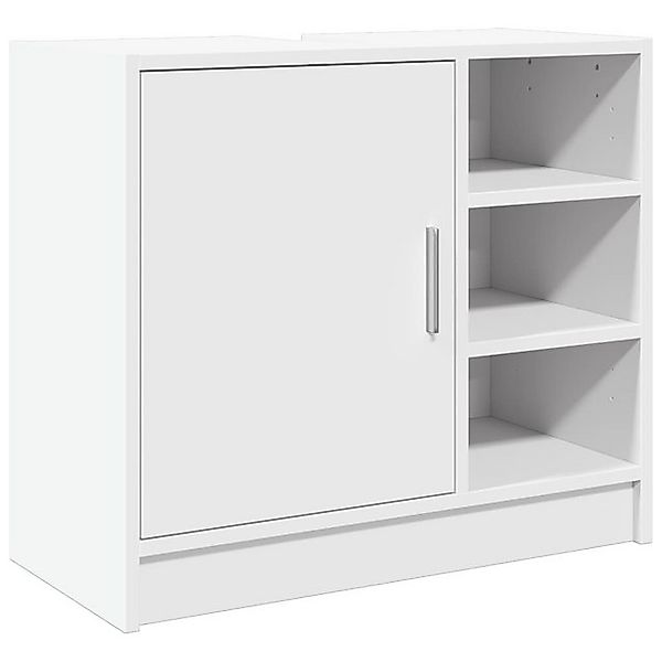 vidaXL Schrankmodule Waschbeckenunterschrank Weiß 63x29x55 cm Holzwerkstoff günstig online kaufen