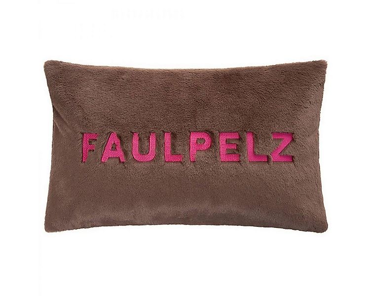 PAD Kissenhülle Kissenhülle Gaze Faulpelz Braun (30x50cm) günstig online kaufen