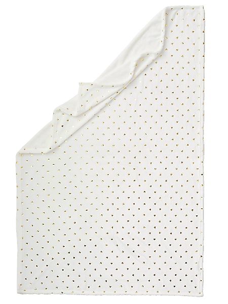 Babydecke Babydecke mit Goldherzen, vertbaudet günstig online kaufen