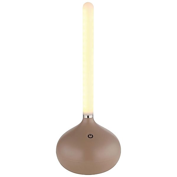 GLOBO LED-Tischleuchte TURNER 28067CH Opal champagner Kunststoff H/D: ca. 2 günstig online kaufen