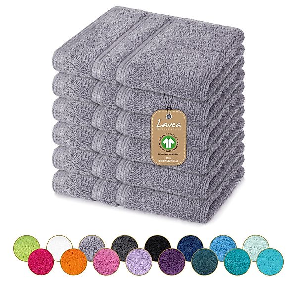 Lavea Handtuch Set Bio-Baumwoll Serie Bali, günstig online kaufen