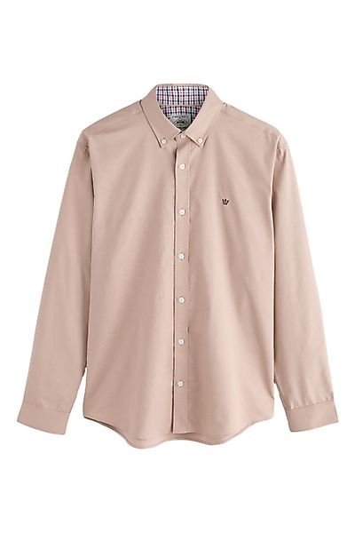 Next Langarmhemd Langärmeliges Oxfordhemd mit Stretch günstig online kaufen