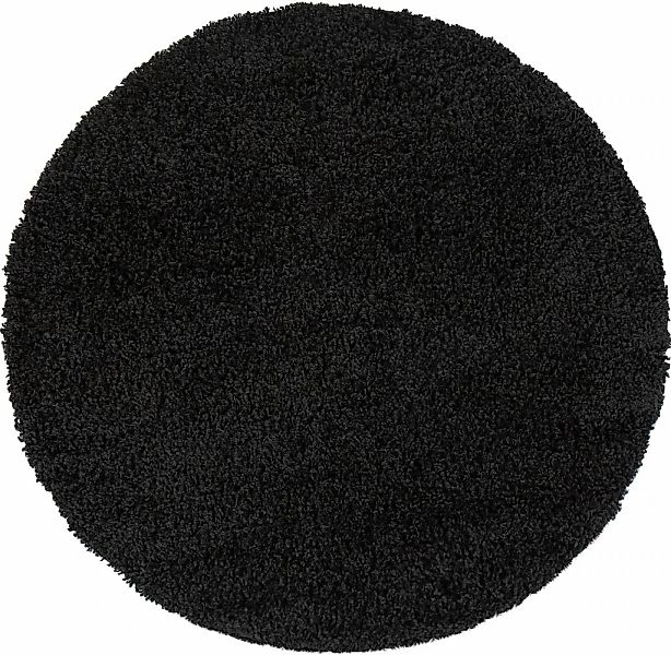 Paco Home Hochflor-Teppich "Sky 250" rund 34 Höhe gewebt, Uni Farben, inten günstig online kaufen