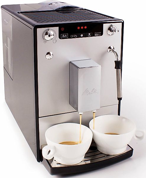Melitta Kaffeevollautomat "Solo & Milk E953-202, silber/schwarz" Café crème günstig online kaufen