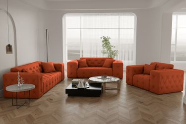 Fun Möbel Polstergarnitur Sofaset Designersofa CHANTAL günstig online kaufen