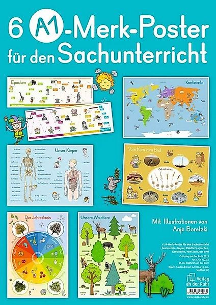 Verlag an der Ruhr Poster 6 A1-Merk-Poster für den Sachunterricht  Jahreskr günstig online kaufen