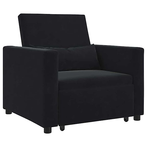 vidaXL Sessel Einzel-Schlafsofa Schwarz 90 x günstig online kaufen