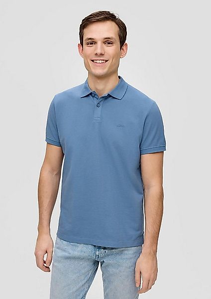 s.Oliver Kurzarmshirt Polo-Shirt Poloshirt aus Baumwollpiqué günstig online kaufen