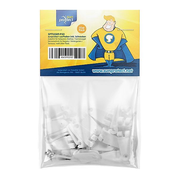 sunprotect Seilspannsonnensegel Laufhaken, Zubehör für Seilspann-Markise günstig online kaufen