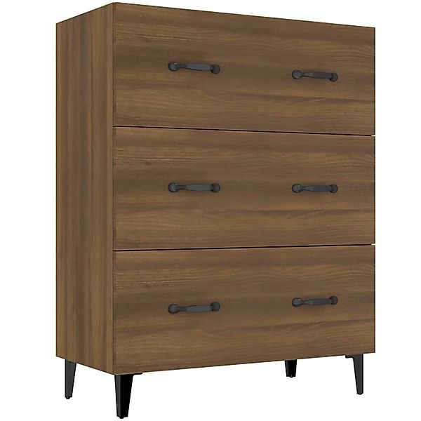 vidaXL Sideboard Braun Eichen-Optik 69,5x34x90 cm Holzwerkstoff 817350 günstig online kaufen