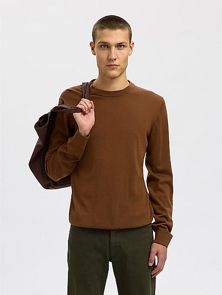 Selected Strickpullover SLHTRAY LS KNIT MERINO CREW NECK NOOS günstig online kaufen