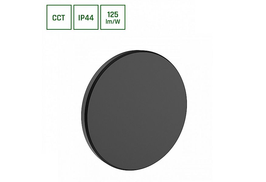 Spectrum LED Außen-Wandleuchte Wandleuchte 9W Außenleuchte 1125lm schwarz I günstig online kaufen