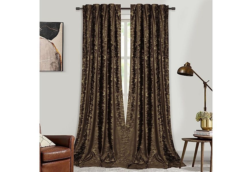 BTTO V&G Verdunkelungsvorhang Verdunklungsvorhang,Vorhang Blickdicht Samtvo günstig online kaufen