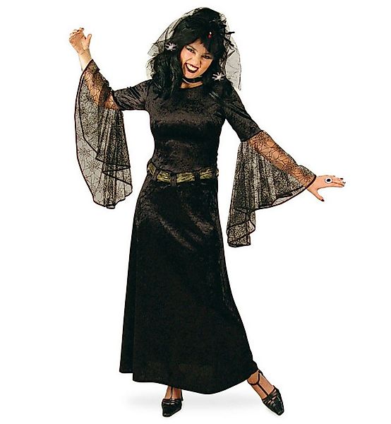 Fries Vampir-Kostüm Schwarze Witwe Hexen Vampirin Kostüm Kleid Halloween Ka günstig online kaufen