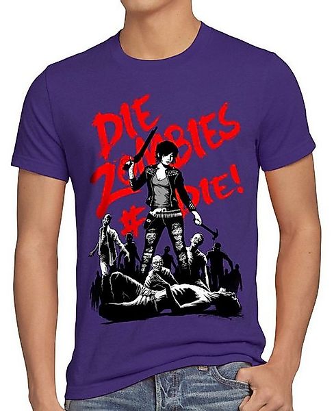 style3 T-Shirt Zombie the walking dead horror daryl dixon halloween shotgun günstig online kaufen