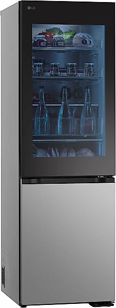 LG Kühl-/Gefrierkombination InstaView "GBG5160CPY" 186 cm hoch 59,5 cm brei günstig online kaufen