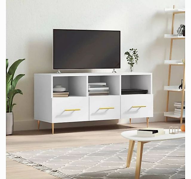 vidaXL TV-Schrank TV-Schrank Weiß 102x36x50 cm Spanplatte günstig online kaufen