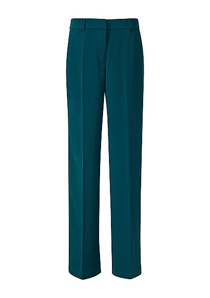 comma Chinos Hose Marlenehose aus Crêpe-Stoff günstig online kaufen