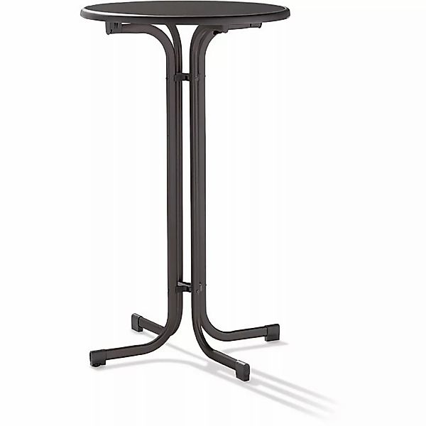 Sieger Klapptisch Stehtisch 137/ 237 Rund Anthrazit Ø 74 cm günstig online kaufen