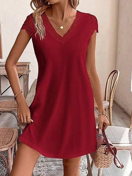 Moda Yakamoz Midikleid JANE'S Damen Kurzarm günstig online kaufen