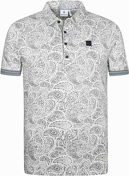 Blue Industry M25 Polo Shirt Paisley Grün - Größe XL günstig online kaufen