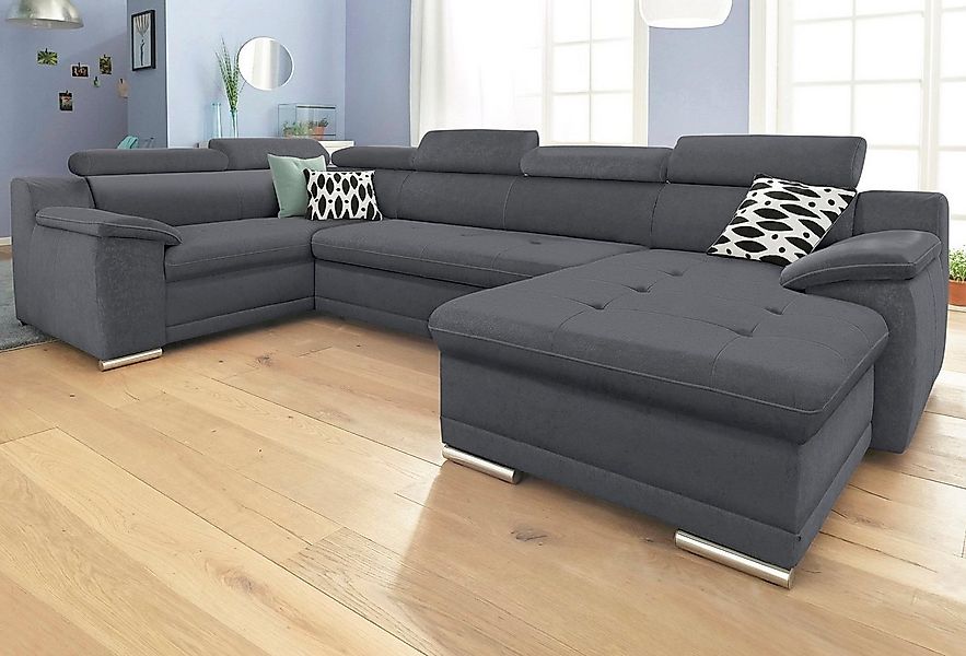 sit&more Wohnlandschaft Andiamo U-Form, mit Kopfteilverstellung, wahlweise günstig online kaufen