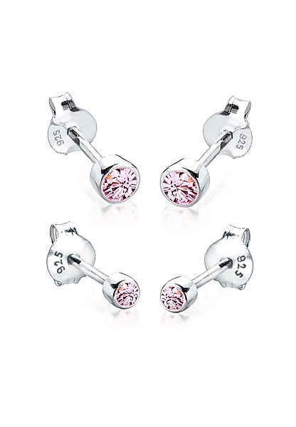 Elli Ohrring-Set Ohrstecker Set Glas Kristallen günstig online kaufen