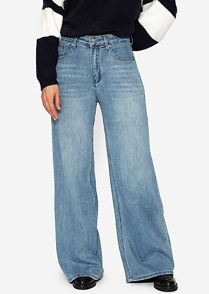 SASSYCLASSY 5-Pocket-Jeans Jeans mit weitem Bein günstig online kaufen