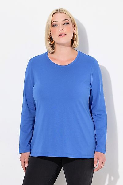 Ulla Popken T-Shirt Shirt Slim Rundhalsausschnitt günstig online kaufen