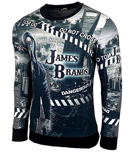 Baxboy Longshirt Rundhalskragen Moderner Langarmshirt Totenkopf günstig online kaufen