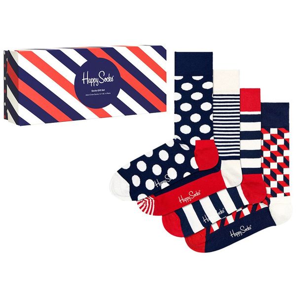 Happy socks  Socken Classic Navy 4-Pack Gift Box günstig online kaufen
