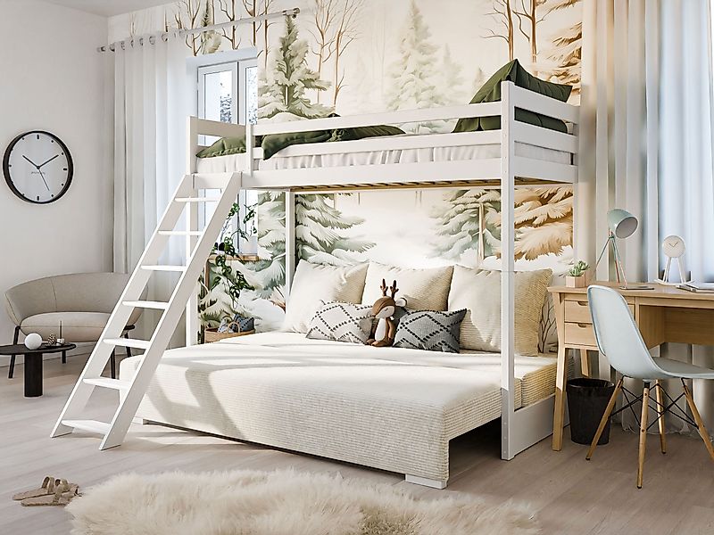 Kids Collective Hochbett 90x200 cm mit günstig online kaufen