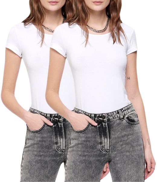 ONLY T-Shirt (Set) basic Rundhals Shirt günstig online kaufen