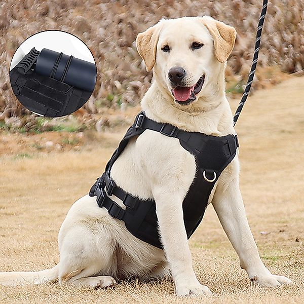 Masbekte Hunde-Geschirr Hundegeschirre mit Gummigriff, Sicherheitsgeschirr, günstig online kaufen
