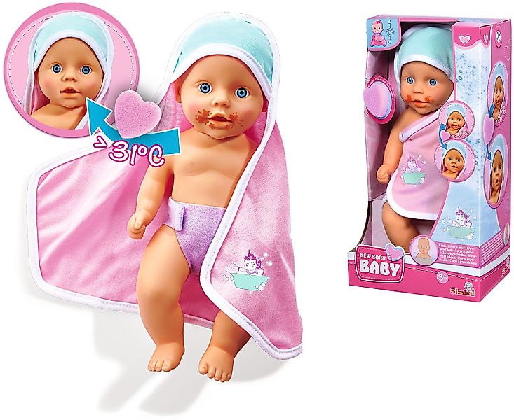 SIMBA Babypuppe New Born Baby, Dreckspatz, günstig online kaufen