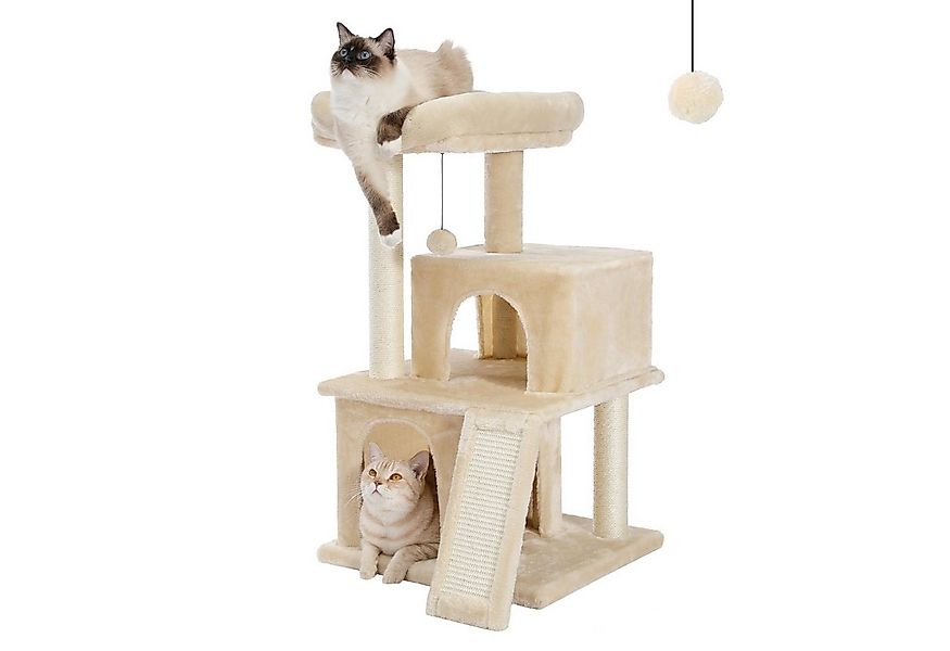 PAWZ Road Kratzbaum Katzenbaum Katzenmöbel mit Sisal-Seil Plüsch Liege Spie günstig online kaufen