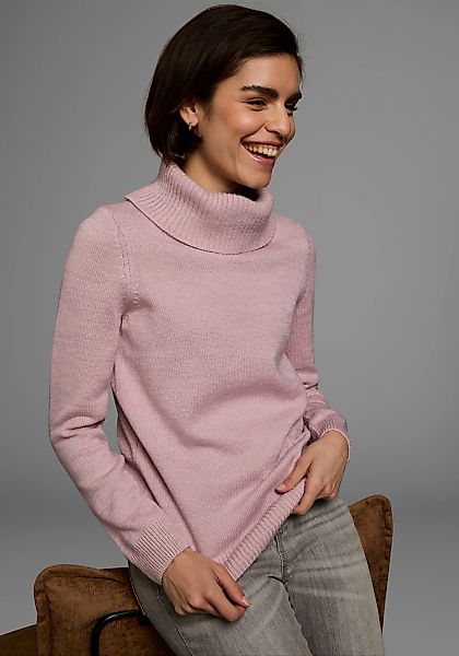 KangaROOS Rollkragenpullover mit Schalkragen, Langarm, Warm & Kuschelig günstig online kaufen