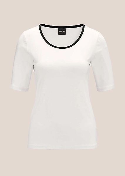 MADELEINE Kurzarmshirt "Shirt Halbarm-Shirt mit kontraststarken Paspeln" günstig online kaufen