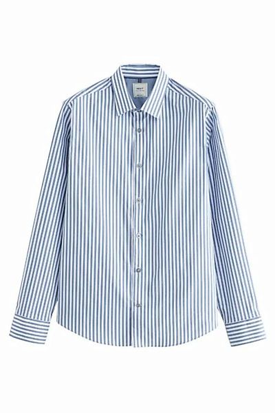 Next Langarmhemd Hemd mit Vierwege-Stretch (1-tlg) günstig online kaufen