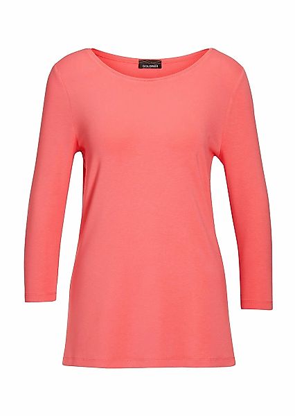 GOLDNER 3/4-Arm-Shirt "Trageangenehmes Viskoseshirt mit Elasthan" Ohne günstig online kaufen