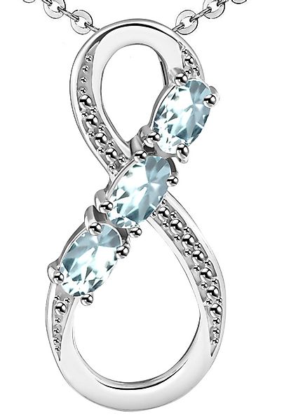 Limana Kette mit Anhänger echter Aquamarin günstig online kaufen