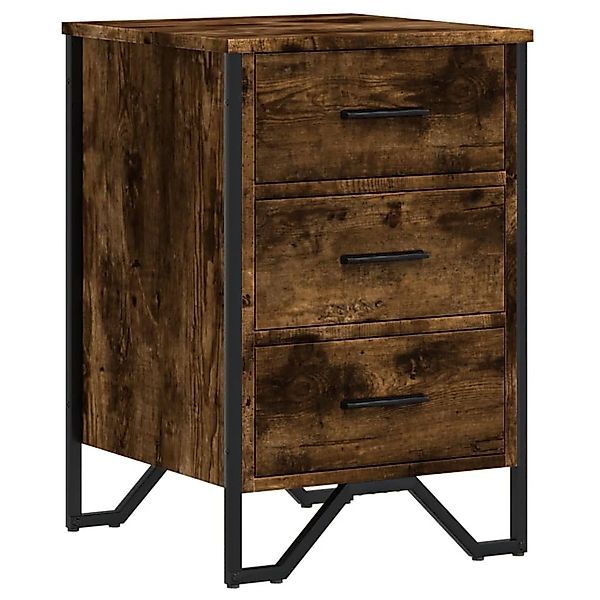 vidaXL Nachttisch Nachttisch Räuchereiche 40x41x60 cm günstig online kaufen