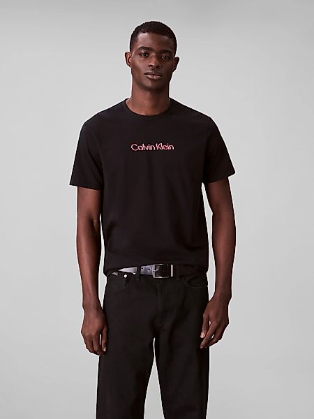 Calvin Klein Jeans T-Shirt "SS GLITCHED LOGO EU CLASSIC TEE", Mit Rundhalsa günstig online kaufen