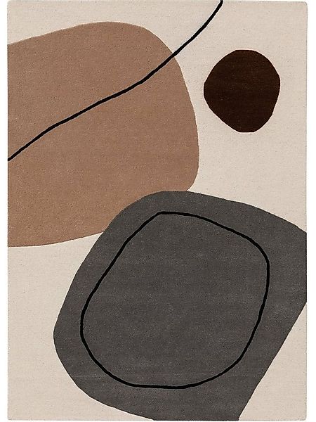 benuta Wollteppich Kyoto, rechteckig, Höhe: 6 mm, Kunstfaser, Berber, Ethno günstig online kaufen