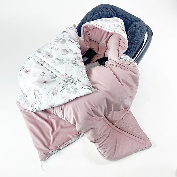 Einschlagdecke Babyschale Autositz mit Klettverschluss, 0-6 günstig online kaufen