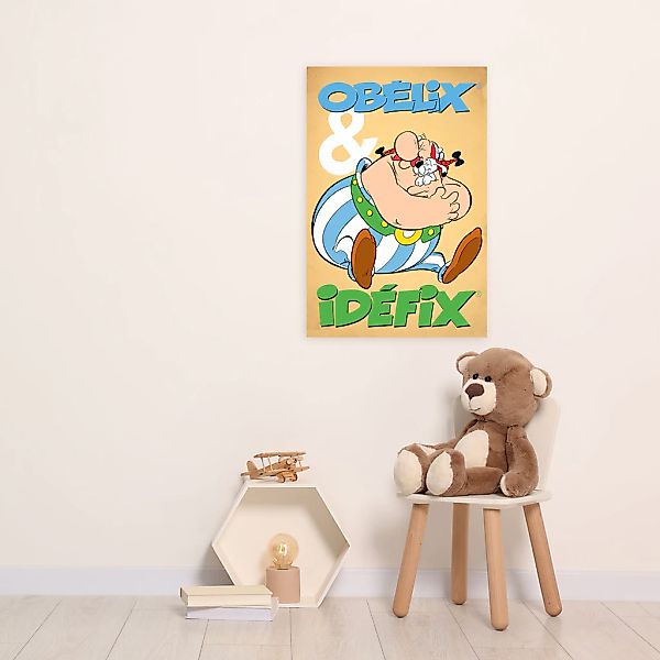 LuckyLinde Leinwandbild "Obelix und Idefix II", Cartoon-Comic-Fantasy-Figur günstig online kaufen