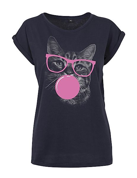 Youth Designz Print-Shirt "Cat Gum" Damen günstig online kaufen