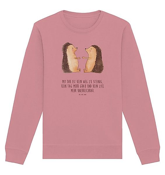 Mr. & Mrs. Panda Longpullover Größe XS Igel Liebe - Canyon Pink - Geschenk, günstig online kaufen